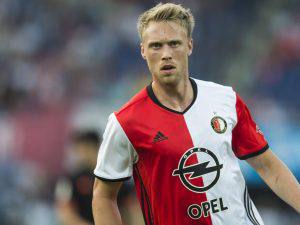 Nicolai Jorgensen of Feyenoord during the pre-season friendly match between Feyenoord and Valencia on July 23, 2016 at the Kuip in Rotterdam, The Netherlands. Feyenoord v Valencia Pre-Season Friendly 2016/2017 xVIxGerritxvanxKeulenxIVx PUBLICATIONxINxGERxSUIxAUTxHUNxPOLxJPNxONLY 5887644 Nicolai Jorgensen of Feyenoord during The Pre Season Friendly Match between Feyenoord and Valencia ON July 23 2016 AT The Kuip in Rotterdam The Netherlands Feyenoord v Valencia Pre Season Friendly 2016 2017 xVIxGerritxvanxKeulenxIVx PUBLICATIONxINxGERxSUIxAUTxHUNxPOLxJPNxONLY