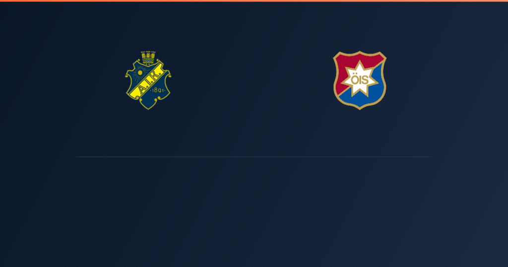 İsveç Allsvenskan AIK Stockholm Örgryte İddaa Tahmini