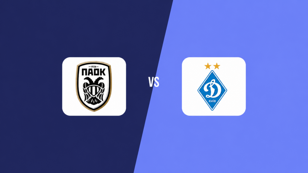 UEFA Avrupa Ligi 2. Eleme Turu PAOK Dynamo Kiev İddaa Tahmini
