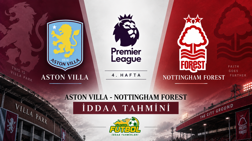 İngiltere Premier Lig Aston Villa Nottingham Forest İddaa Tahmini