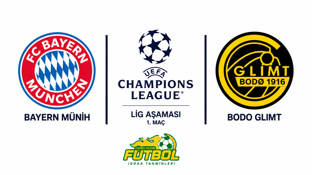 UEFA Şampiyonlar Ligi Bayern Münih Bodo Glimt İddaa Tahmini