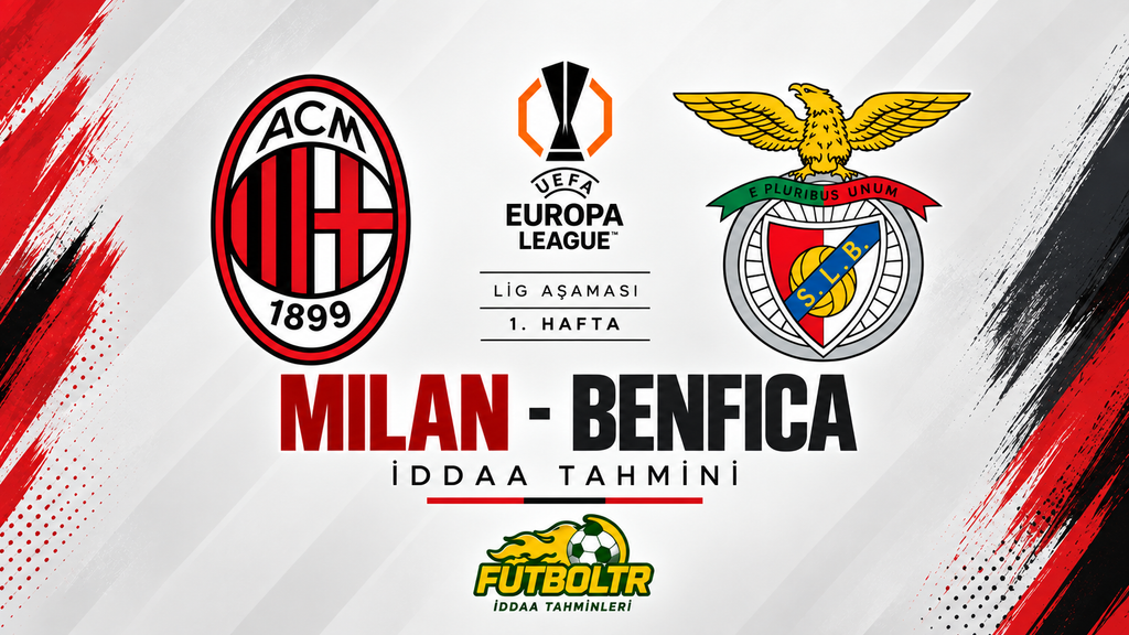 UEFA Avrupa Ligi Milan Benfica İddaa Tahmini
