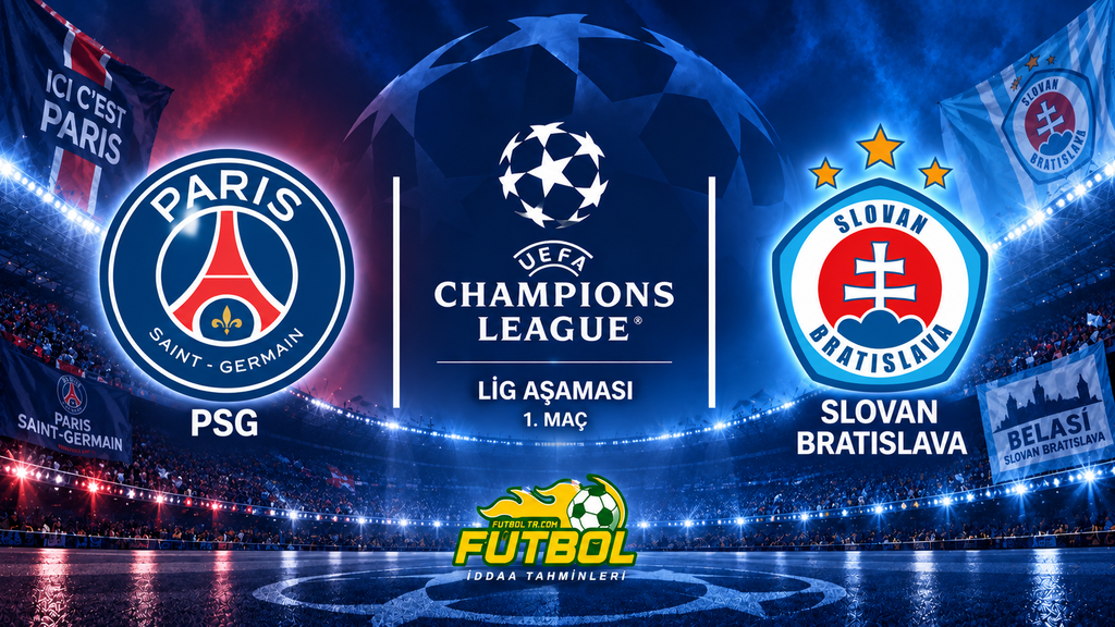 UEFA Şampiyonlar Ligi PSG Slovan Bratislava İddaa Tahmini