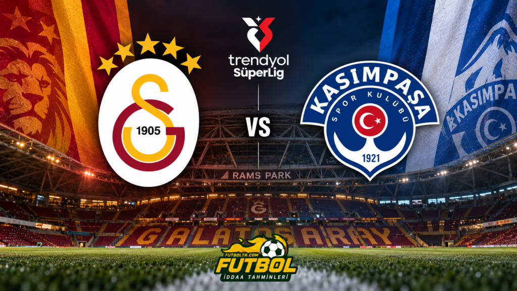 Trendyol Süper Lig Galatasaray Kasımpaşa İddaa Tahmini