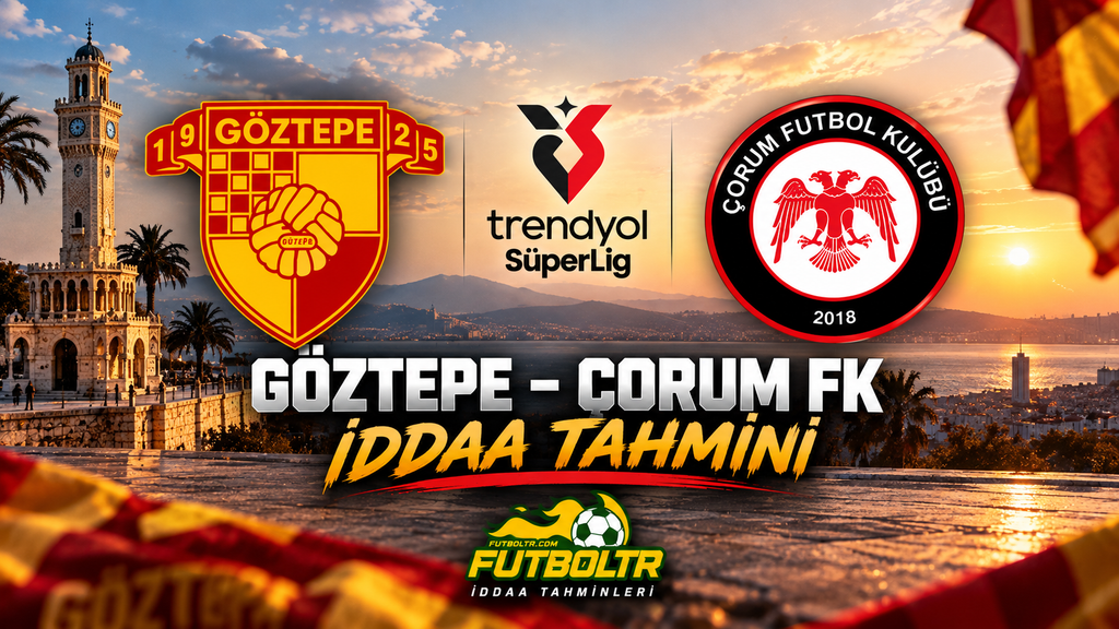 Trendyol Süper Lig Göztepe Çorum FK İddaa Tahmini
