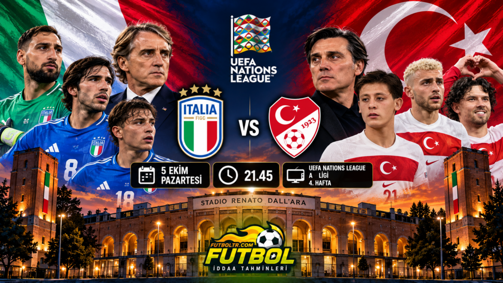 UEFA Uluslar A Ligi İtalya Türkiye İddaa Tahmini