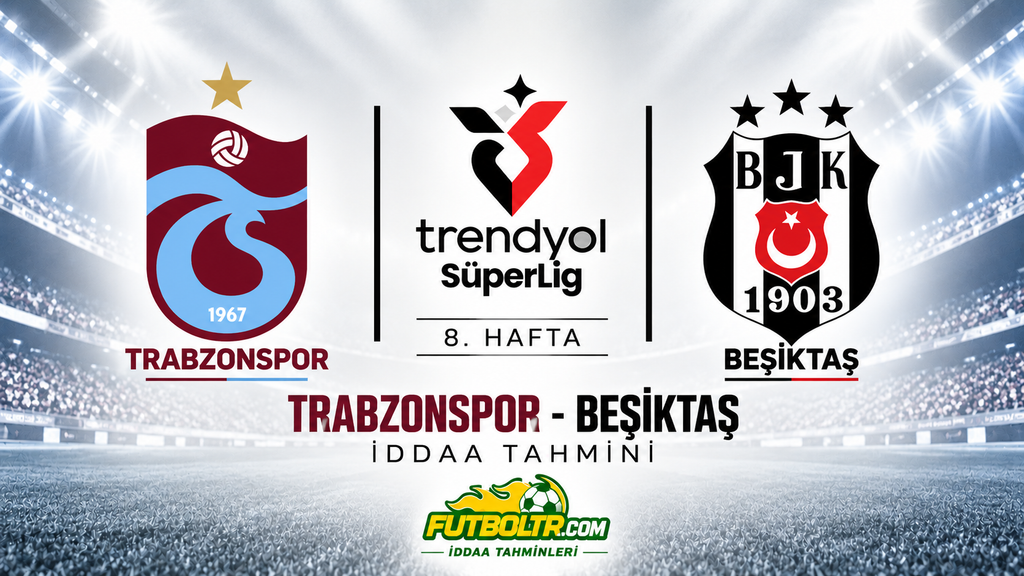 Trendyol Süper Lig Trabzonspor Beşiktaş İddaa Tahmini
